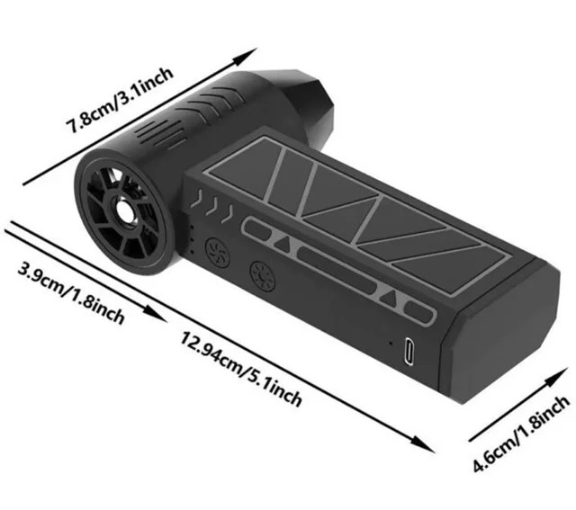 مینی جت فن چراغ دار مدل ZY7400-SE/PRO