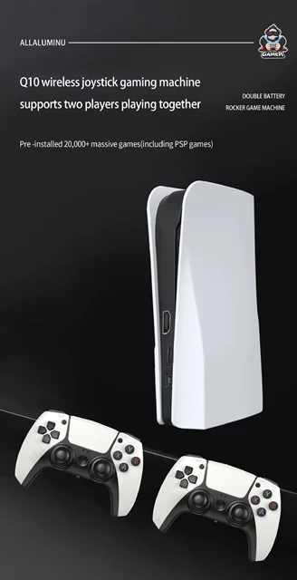 کنسول بازی گیم استیک مدل Q10 با حافظه ۶۴ گیگابایت دو دسته