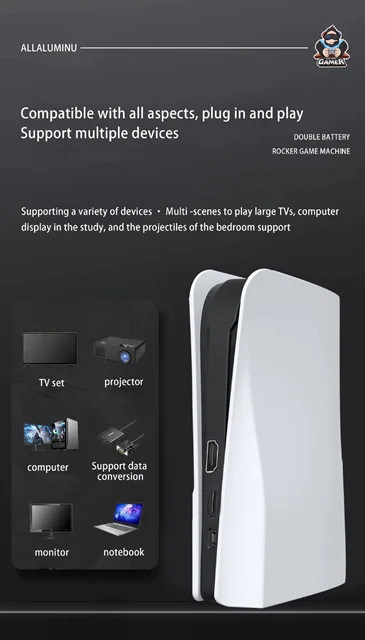 کنسول بازی گیم استیک مدل Q10 با حافظه ۶۴ گیگابایت دو دسته