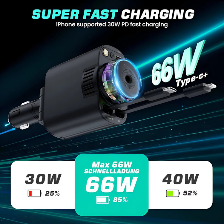 شارژر فندکی خودرو W&O Starlight