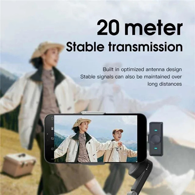 میکروفون یقه ای بی سیم مدل SX21 دو کاربره
