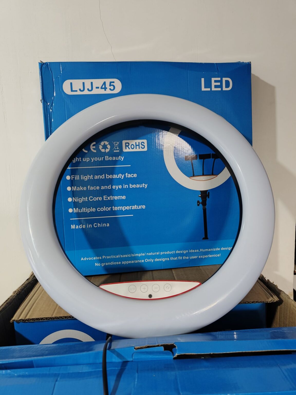 رینگ لایت 18 اینچ مدل RL-18 با سه پایه