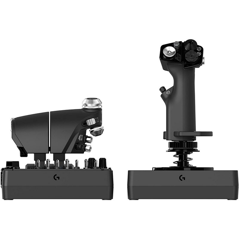 دسته بازی لاجیتک G X56 با سیم شبیهساز پرواز