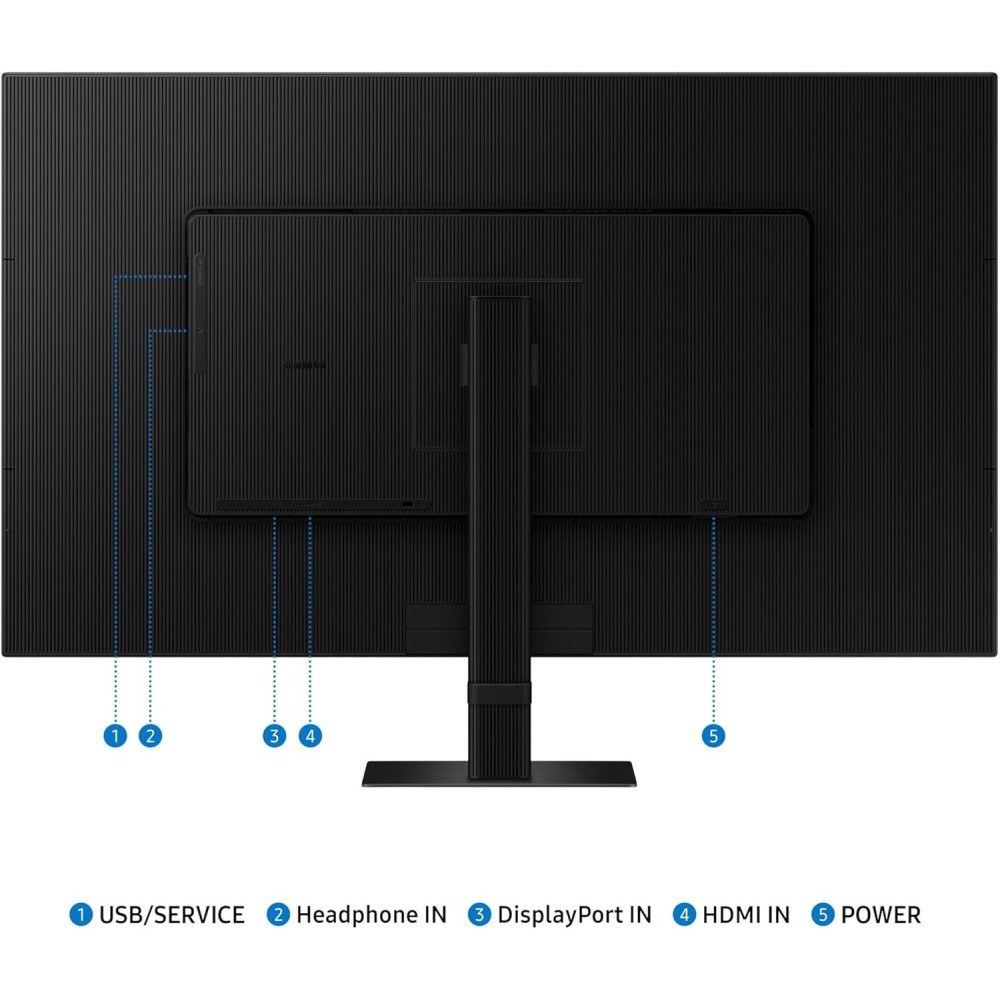 مانیتور سامسونگ مدل LS32D706 سایز ۳۲ اینچ UHD VA با نرخ تازه‌سازی ۶۰ هرتز