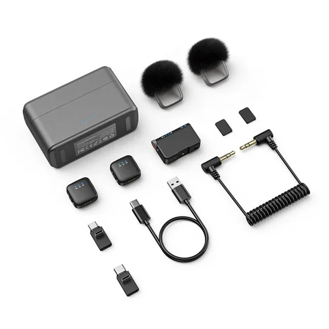 میکروفن یقهای بیسیم مدل M15 Mini با کیفیت صدای حرفهای