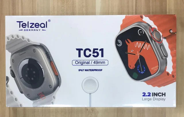 ساعت هوشمند تلزیل مدل TC51 با نمایشگر AMOLED و بدنه آلومینیومی