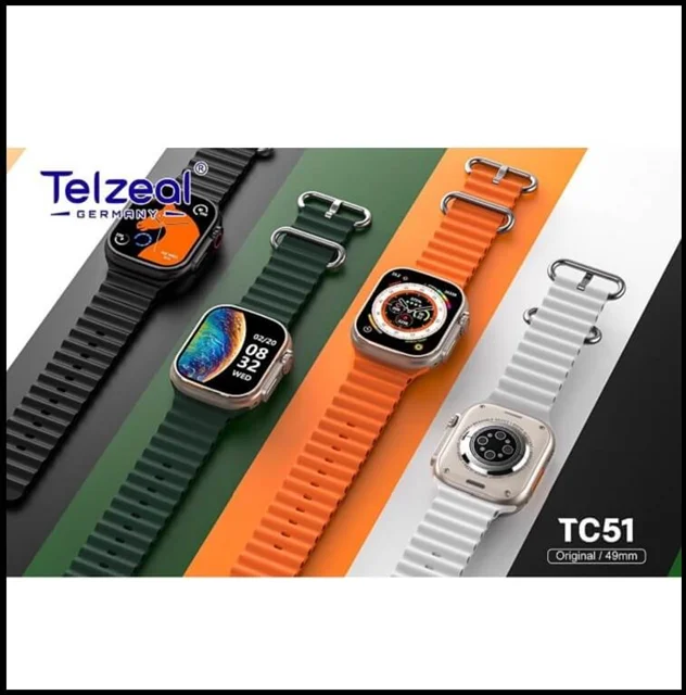 ساعت هوشمند تلزیل مدل TC51 با نمایشگر AMOLED و بدنه آلومینیومی