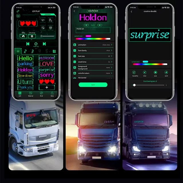 پنل ماتریکسی LED سایز ۹۰ در ۱۹ سانتی متر