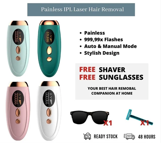 دستگاه لیزر خانگی TMY-002 ظرفیت ۱ میلیون شات IPL