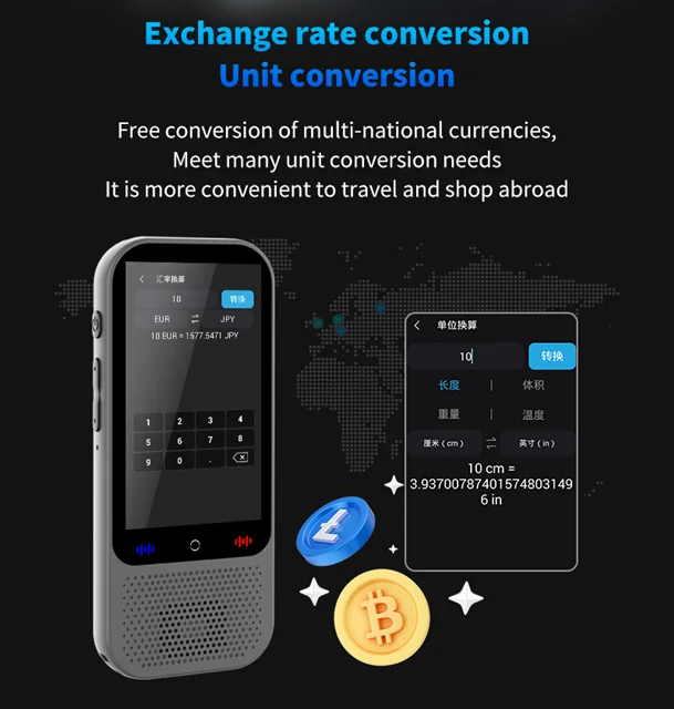 دستگاه مترجم صوتی هوشمند دوربین دار s80 pro